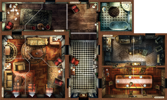 Image result for mansions of madness 2nd edition tiles