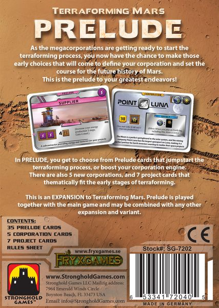 Terraforming Mars: Prelude (EN) - Afbeelding 2