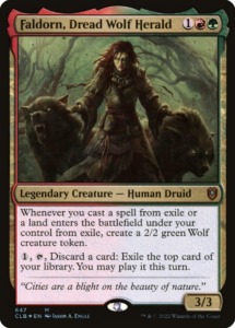 MTG Battle for Baldur's Gate: Exit from Exile Commander Deck