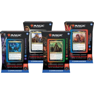 MTG: Baldur's Gate Commander Deck Set (4 Decks)