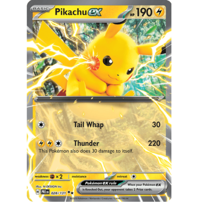(PRE028) Pikachu EX