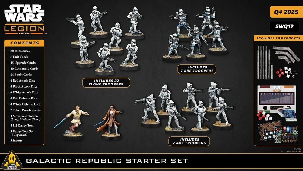 Star Wars Legion Galactic Republic Starter Set