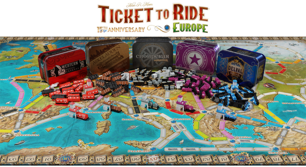 TICKET TO RIDE - 15TH ANNIVERSARY DELUXE - EUROPA
