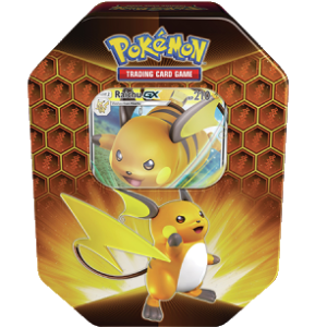 Pokémon TCG Raichu Tin Hidden Fates