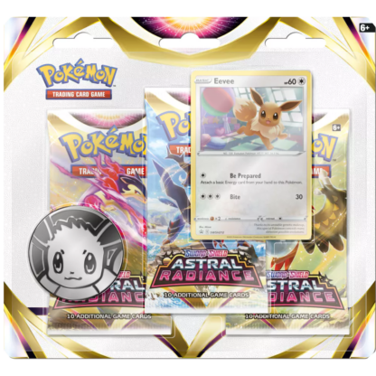 Pokémon TCG: Astral Radiance 3-Pack Blister (Eevee)