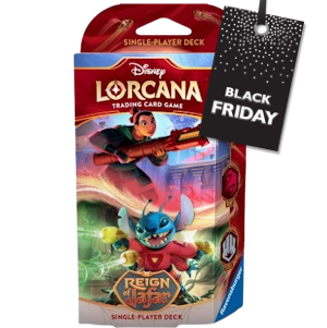 Disney Lorcana Reign of Jafar Starter Deck: Mulan & Stitch
