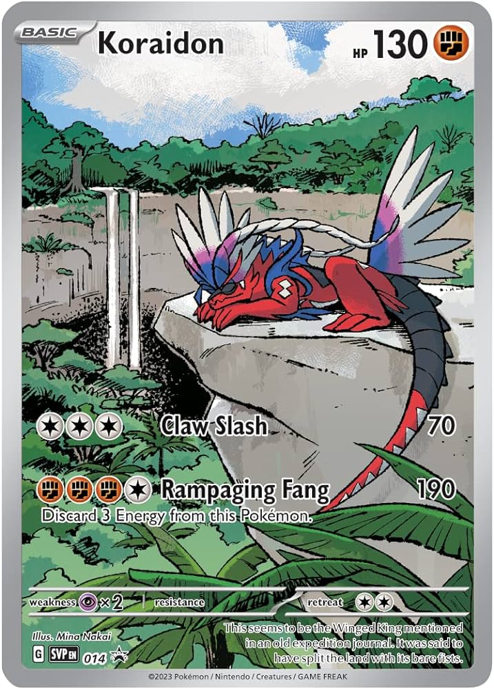 Pokémon TCG: Scarlet and Violet Elite Trainer Box - Koraidon (1 Full Art Promo Card, 9 Boosters and Premium Accessories) : Amazon.co.uk: Outlet
