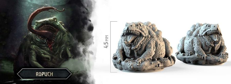 Legendarne Łowy - Ropuch mini 3D render (PL)