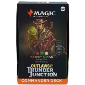 MTG Outlaws of Thunder Junction Commander Deck: Desert Bloom