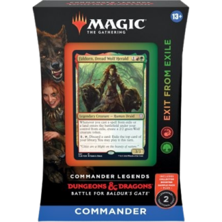 MTG Battle for Baldur's Gate: Exit from Exile Commander Deck