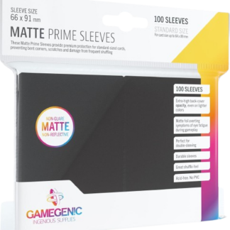Gamegenic Matte Prime Black Sleeves (100)