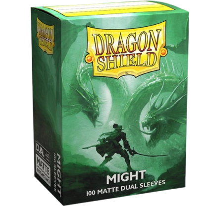 Dragon Shield Standard size Matte Dual Sleeves - Might (100 Sleeves)