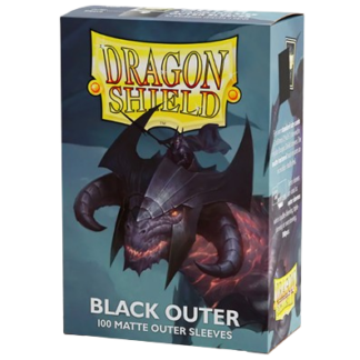 Dragon Shield Standard Outer Sleeves - Matte Black