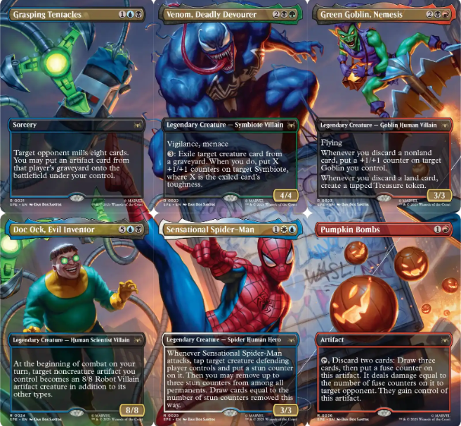 Spiderman Showdown Scene Box Promos MTG