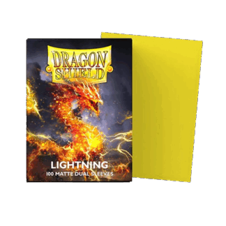 Dragon Shield Sleeves – Standard size – Matte Dual – Lightning (100 Sleeves)