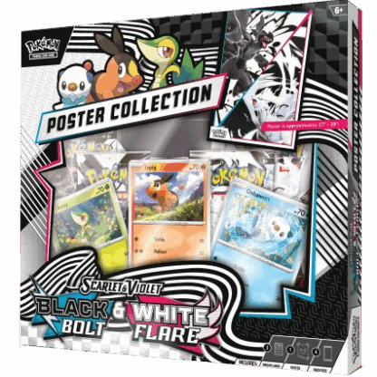 Pokemon - Scarlet & Violet Black Bolt and White Flare Poster Collection