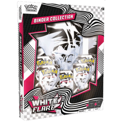 White Flare Binder Pokemon TCG