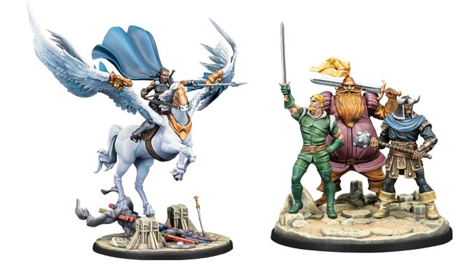 Marvel Crisis Protocol: Valkyrie on Elendil & Warriors Three