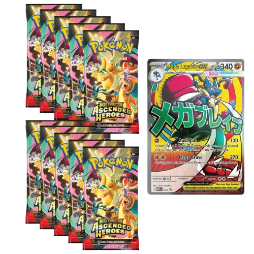 Pokémon TCG Ascended Heroes: Mega Lucario Premium Poster Collection
