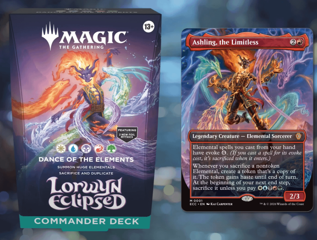 MTG Lorwyn Eclipsed: Dance of the Elements Commander Deck