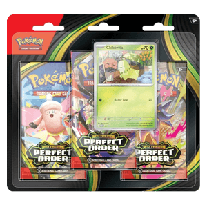 Pokémon TCG: Perfect Order 3-Pack Blister (Chikorita)